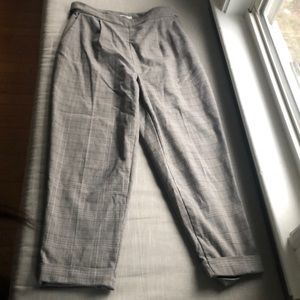 High waisted trousers